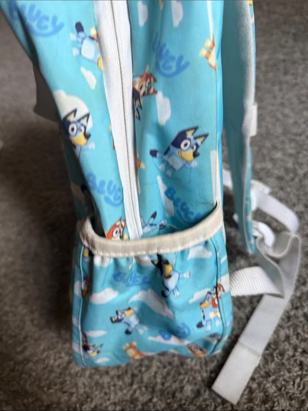 Blue Kids Backpack with Bluey Print - Simple Modern